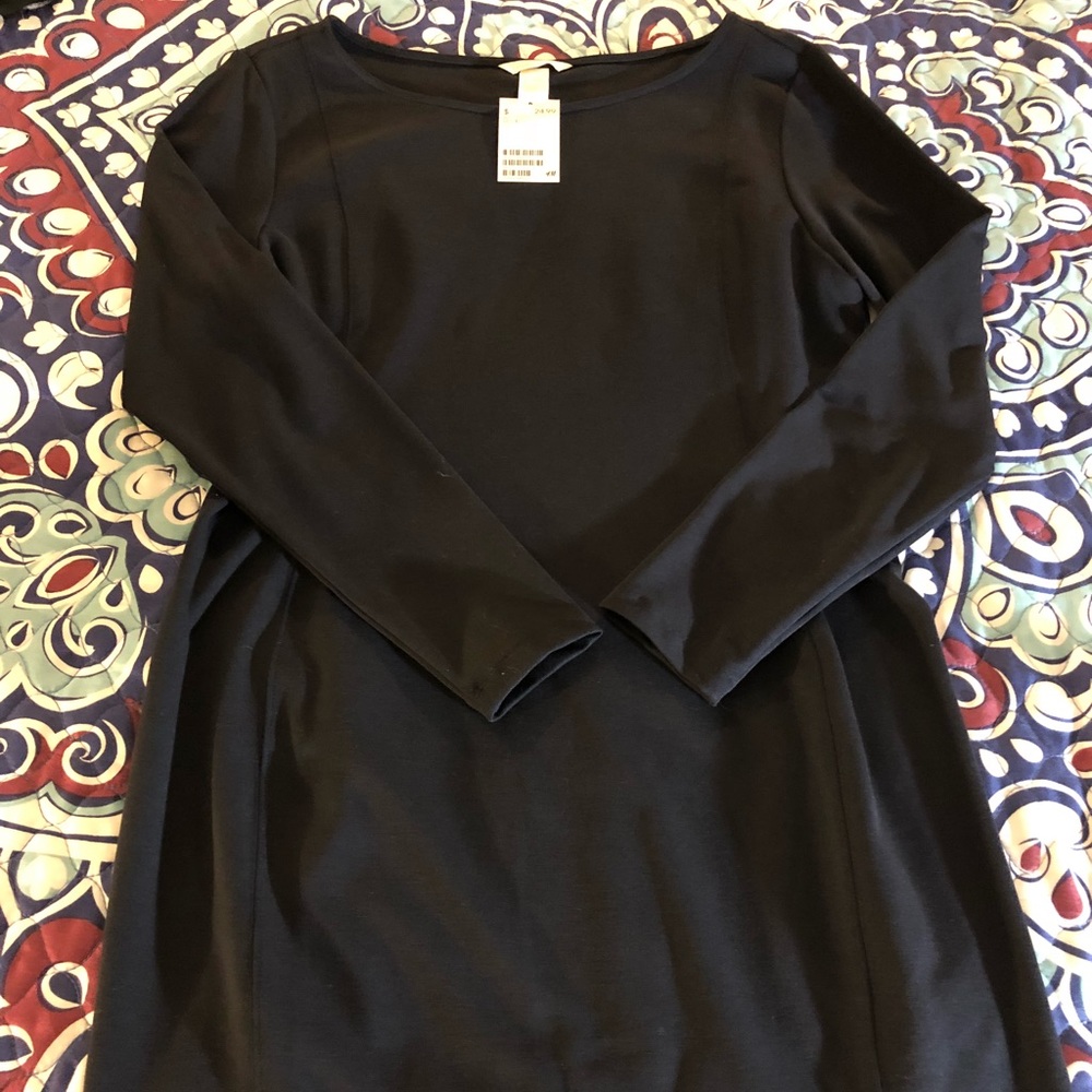 H&M navy blue dress